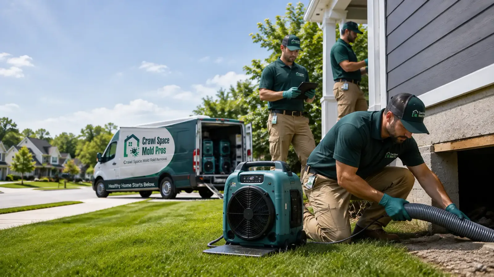Crawl Space Mold Removal in Crystal Spring, PA